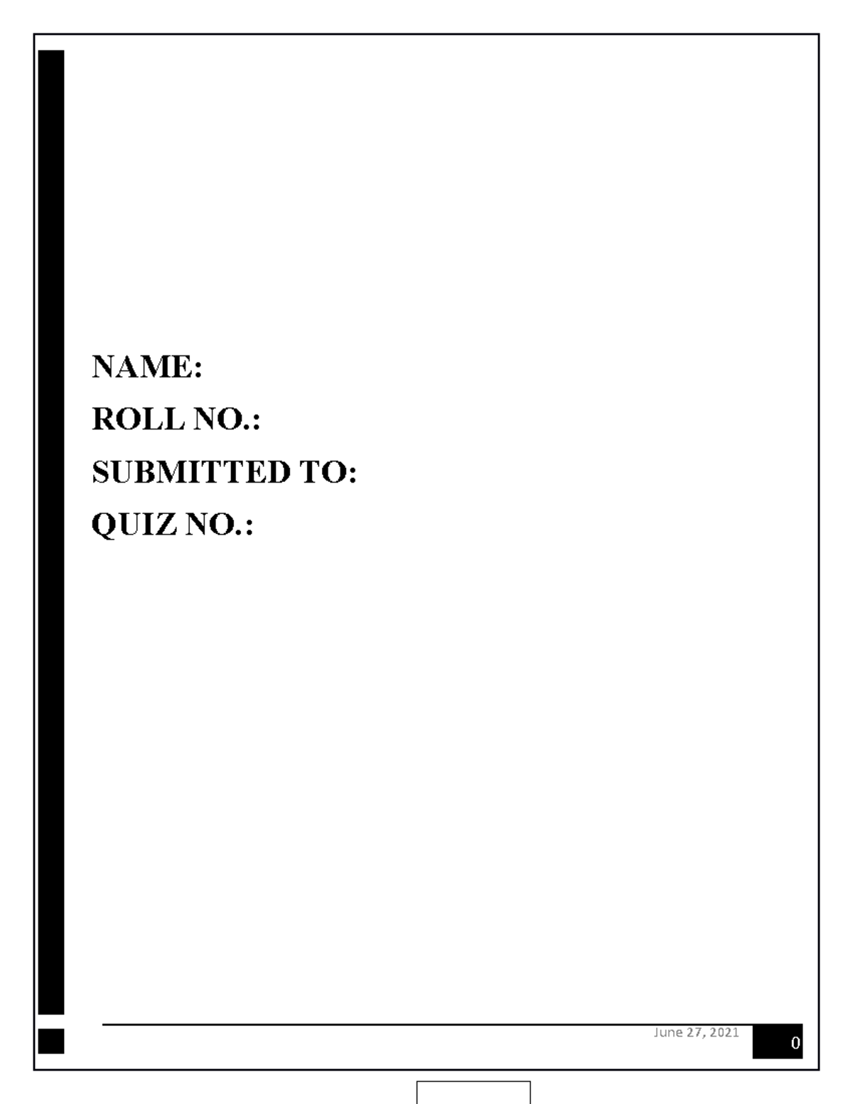 Statistic Sampling Methods and types June 27, 2021 NAME ROLL NO