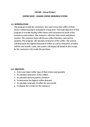 Answer LAB Chapter 4 - Methods using Arrays - CHAPTER 4 – LAB (ANSWER ...