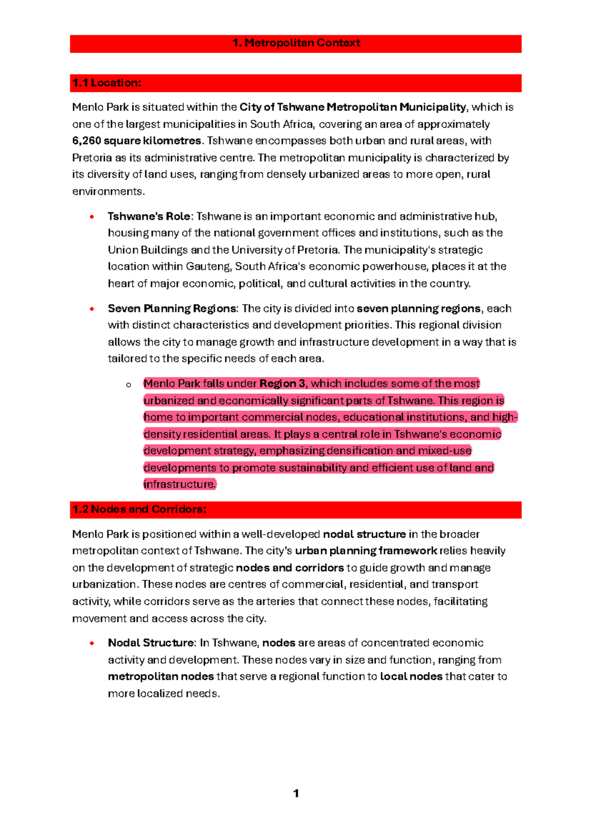 TPA Assignment PREP - 2018 RSDF INFORMATION BASED ON MENLO PARK CAN BE ...