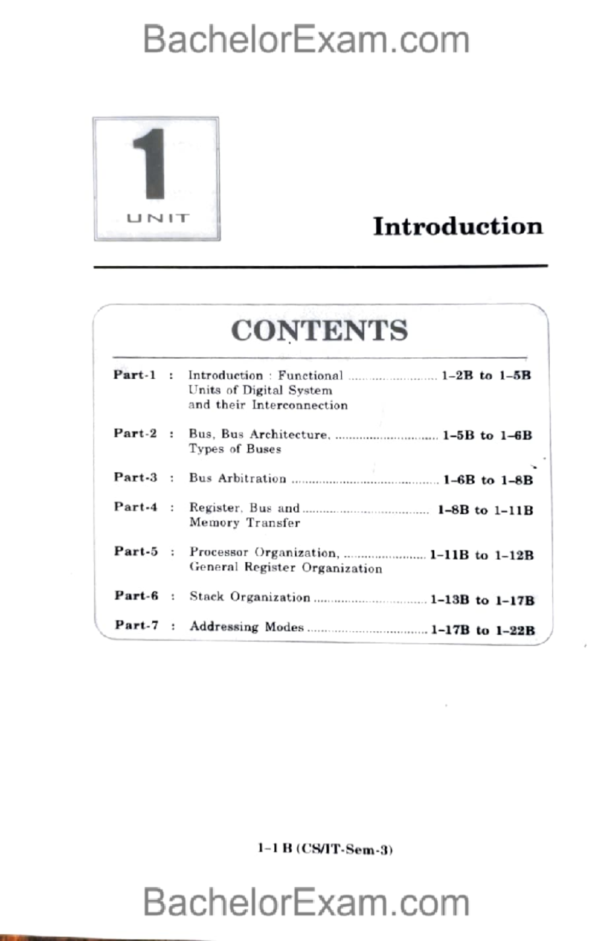 Computer Organization & Architecture (Full Pdf) - 1 UNIT Introduction ...