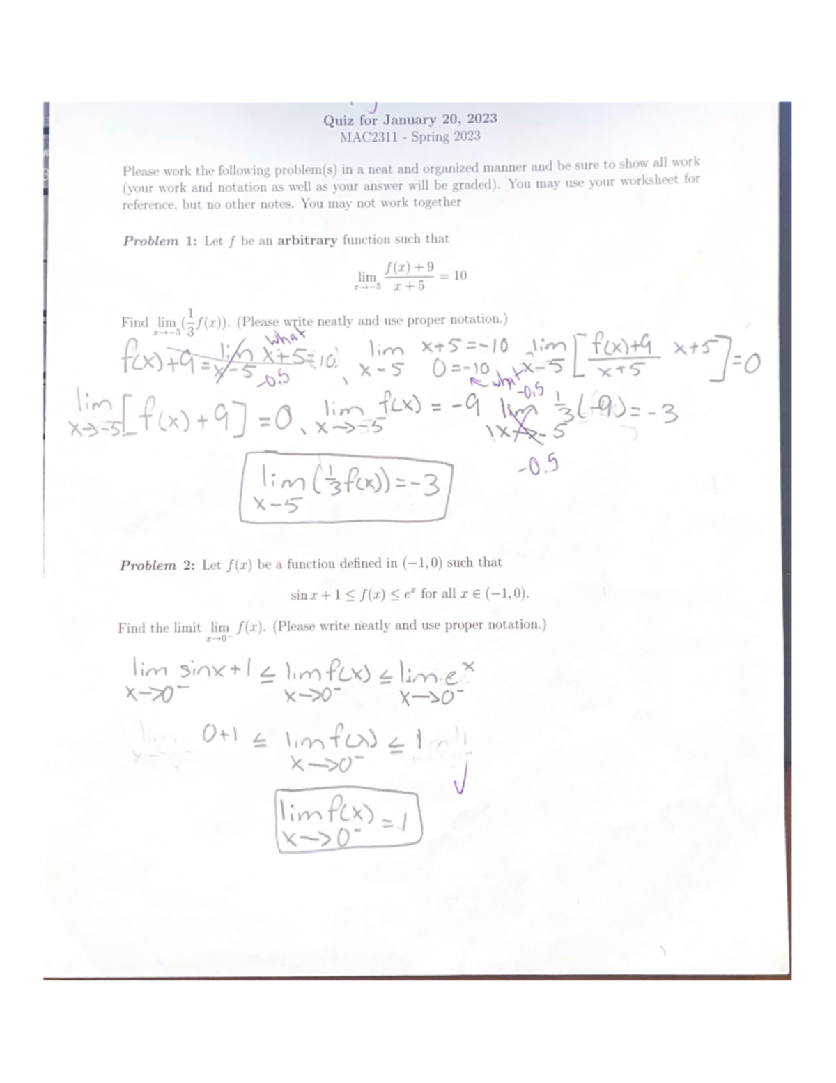 Quiz For January 20 2023 MAC 2311C Studocu