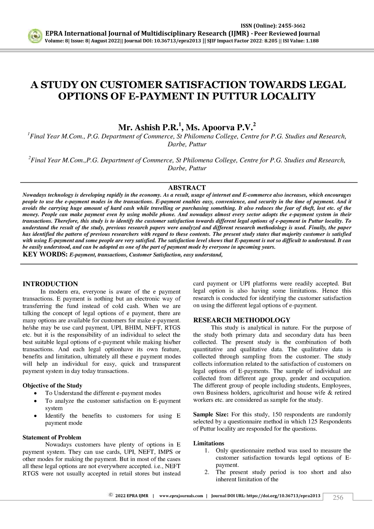 636pm 41.EPRA Journals 11082 - EPRA International Journal Of ...