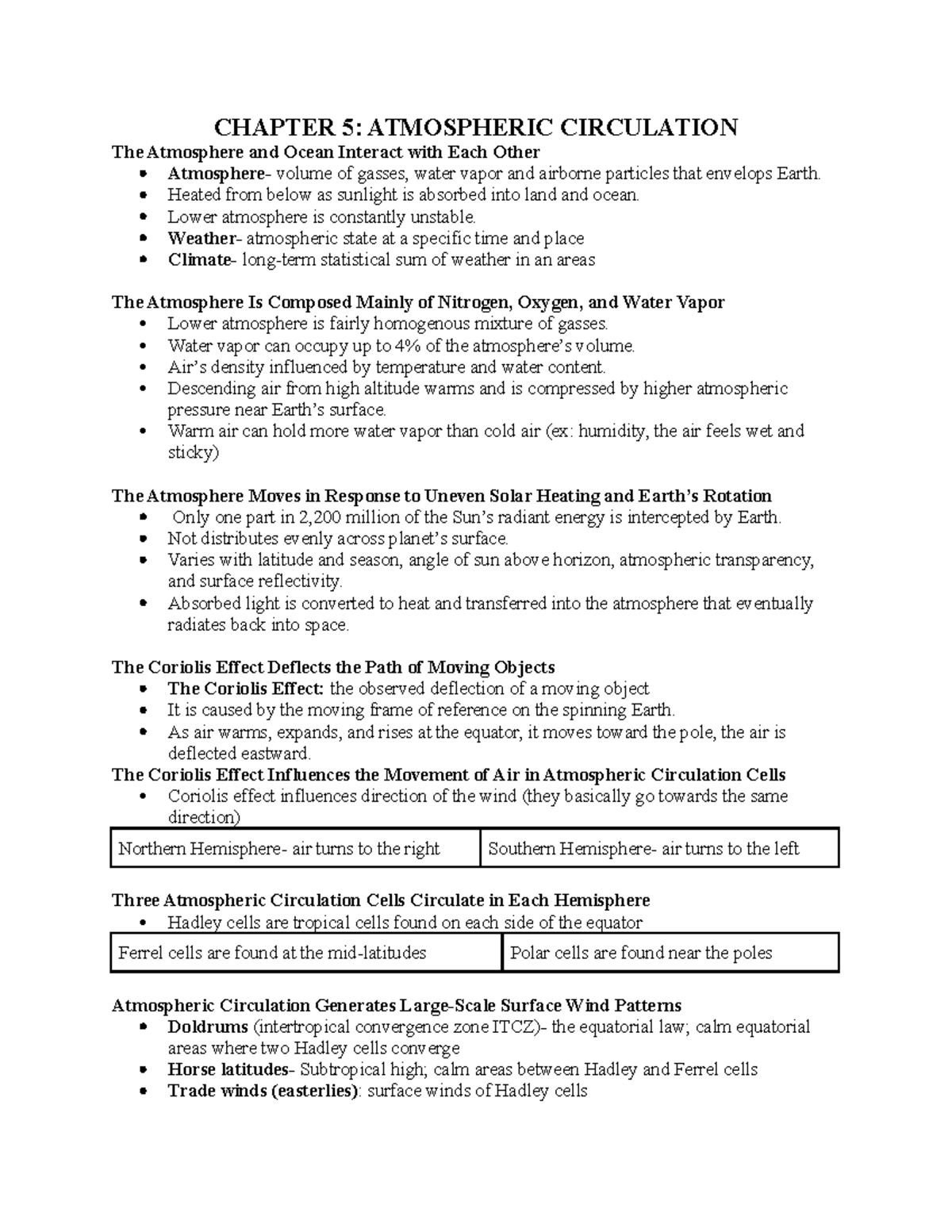 chapter-5-atmospheric-circulation-chapter-5-atmospheric-circulation