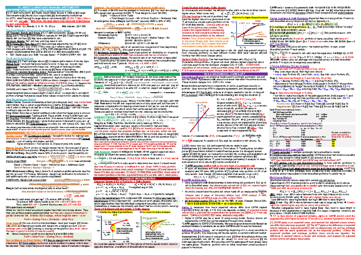 Cheatsheet for exams - Warning: TT: undefined function: 32 Warning: TT ...