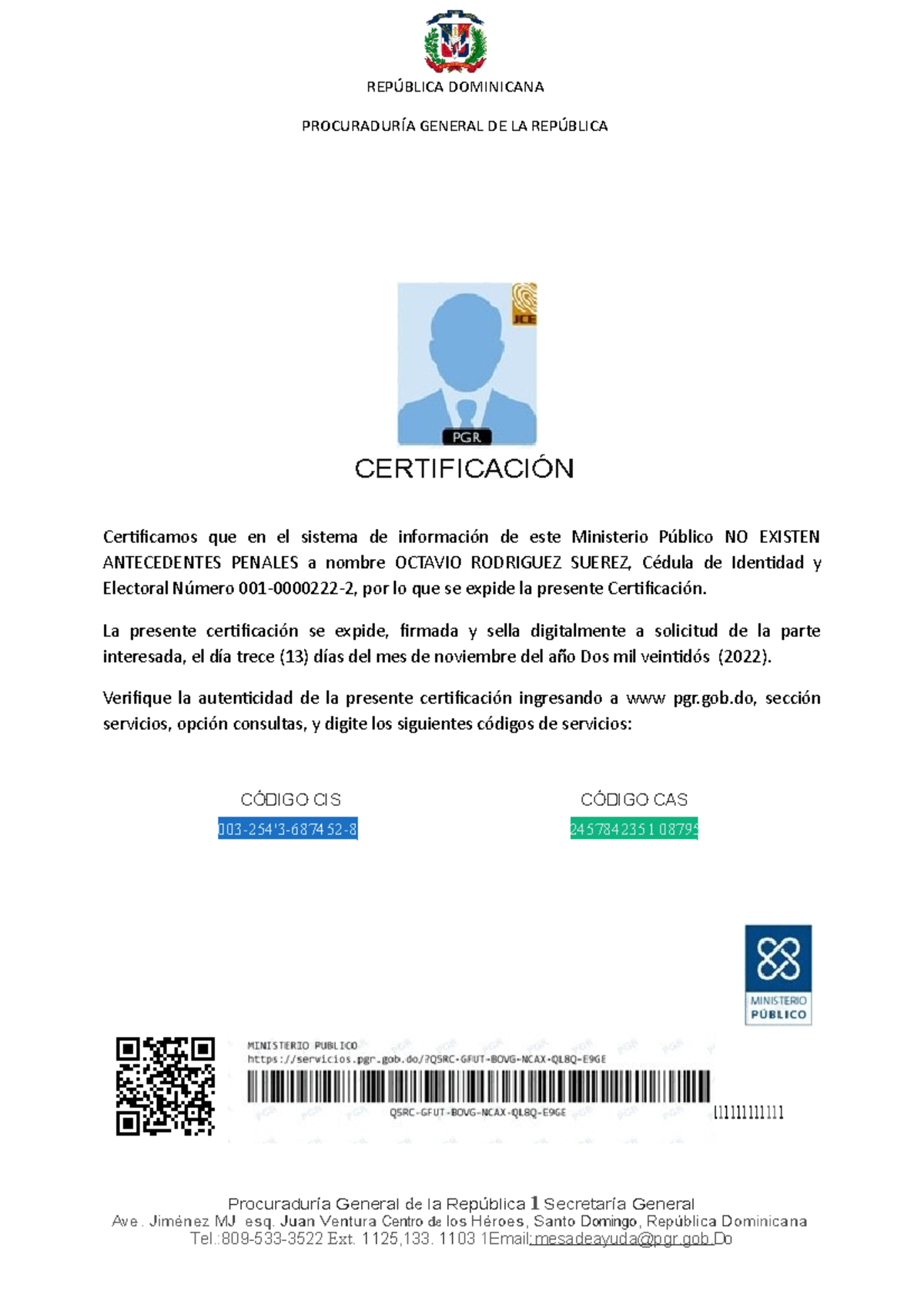 Antecedentes Penales Republica Dominicana – DLPF