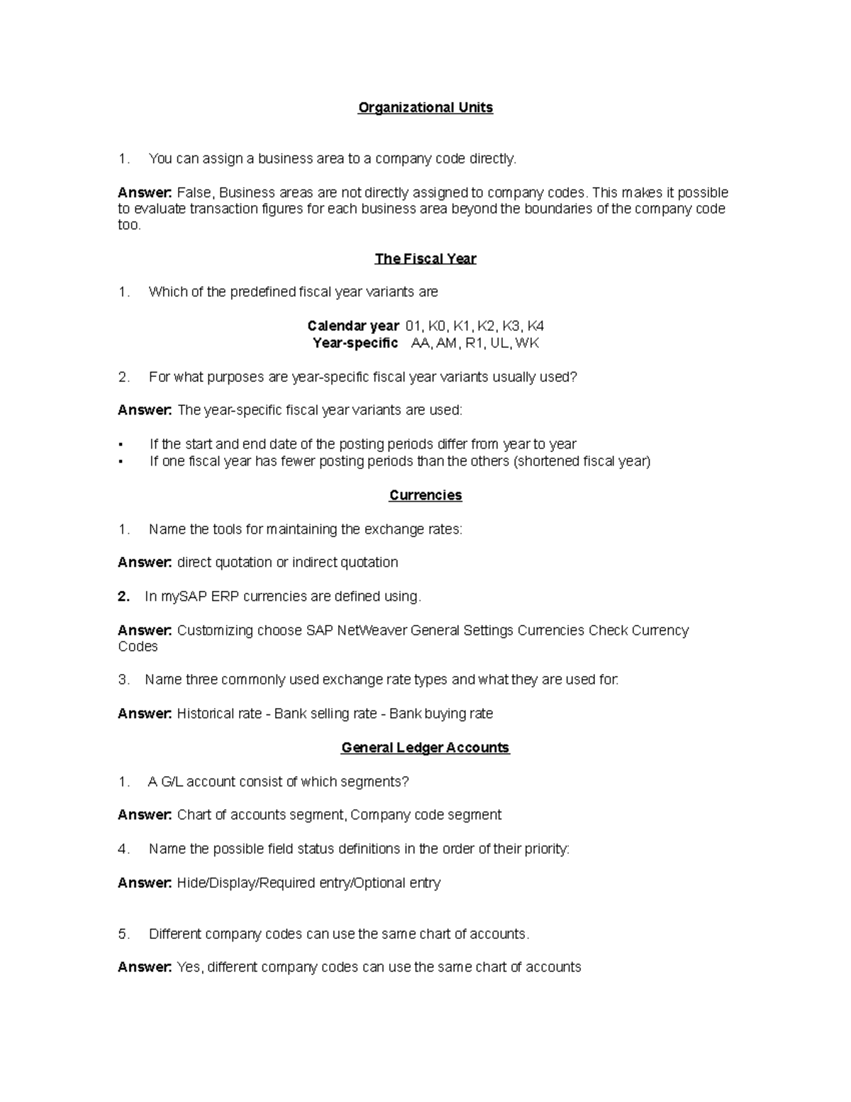 FI Respuestas Parte 1 y 2 - Organizational Units You can assign a ...