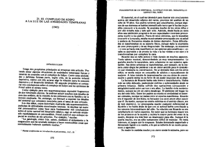 Resumen parcial Klein - UNIDAD 1 Fantasía Inconsciente En Klein la ...