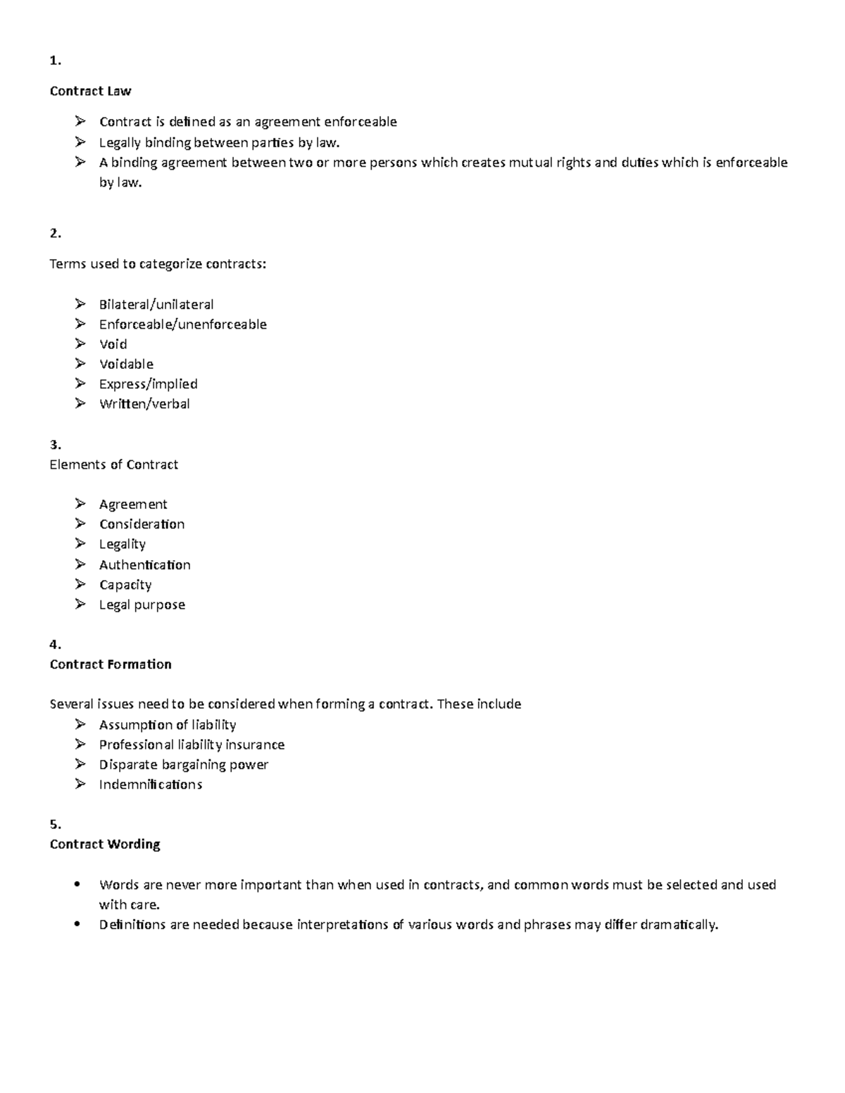 CE LAWS—Module 11 CE Law, Ethics and contracts Contract Law
