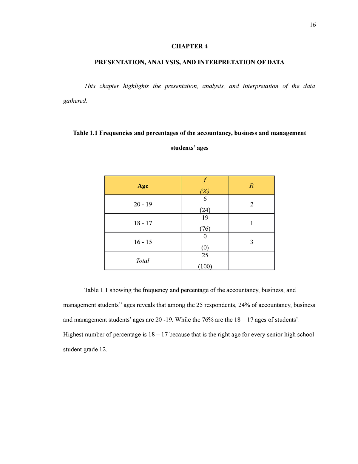 tools used in data presentation and interpretation