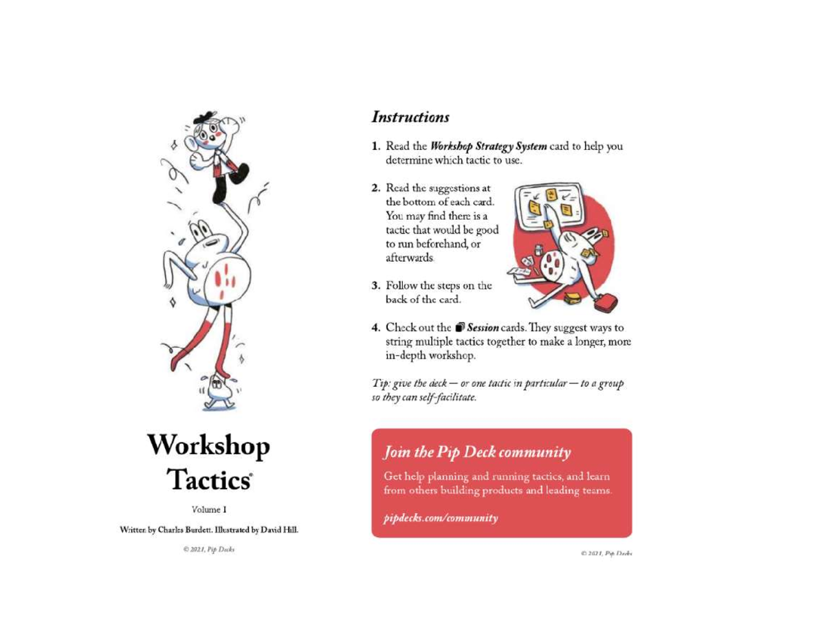 PIP Workshop tactics - Méthodes Et Outils Pour Le Management Des ...