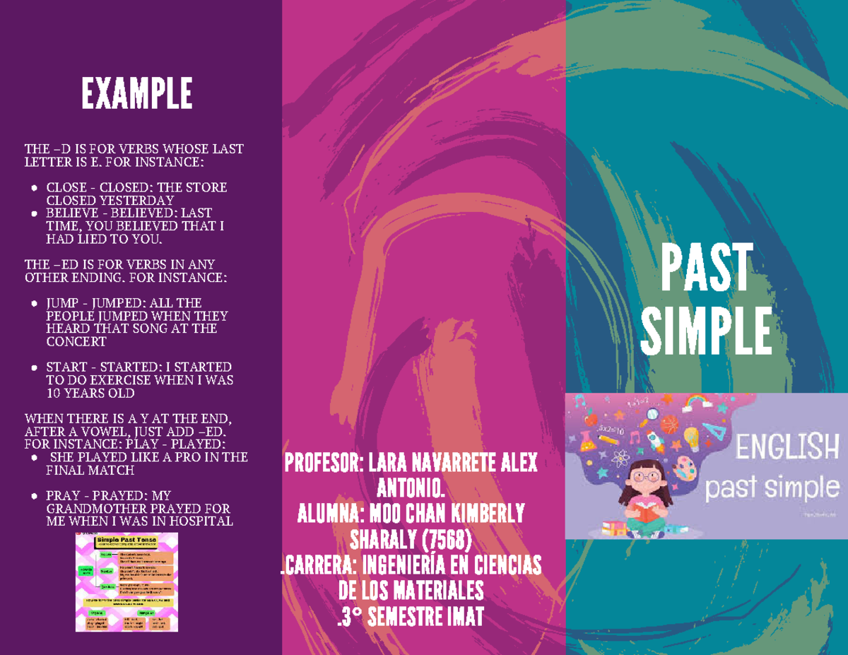 folleto-de-past-simple-moo-chan-kimberly-sharaly-7568-past-simple