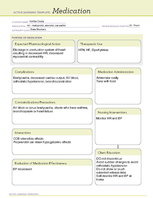 ATI Med Template - Cyanocobalamin - ACTIVE LEARNING TEMPLATES ...