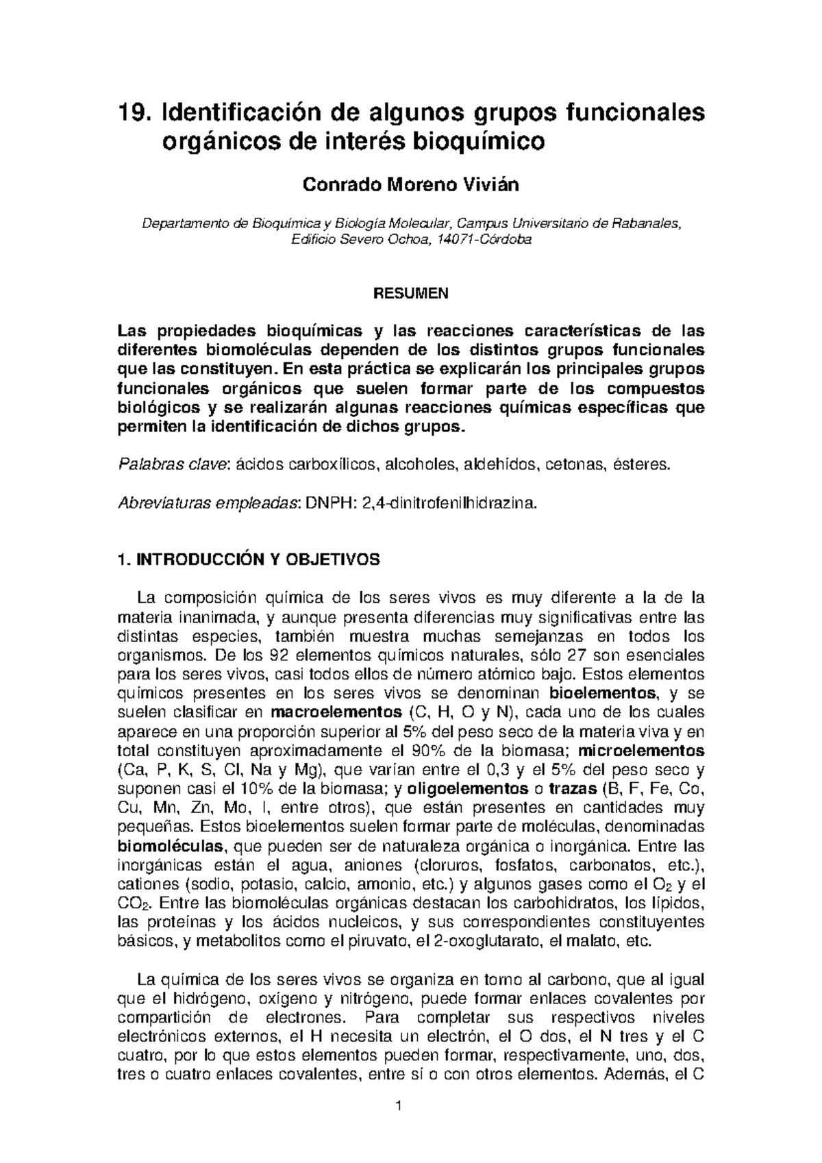 19 Grupos Funcionales - Es Todo - Química - 19. Identificación De ...