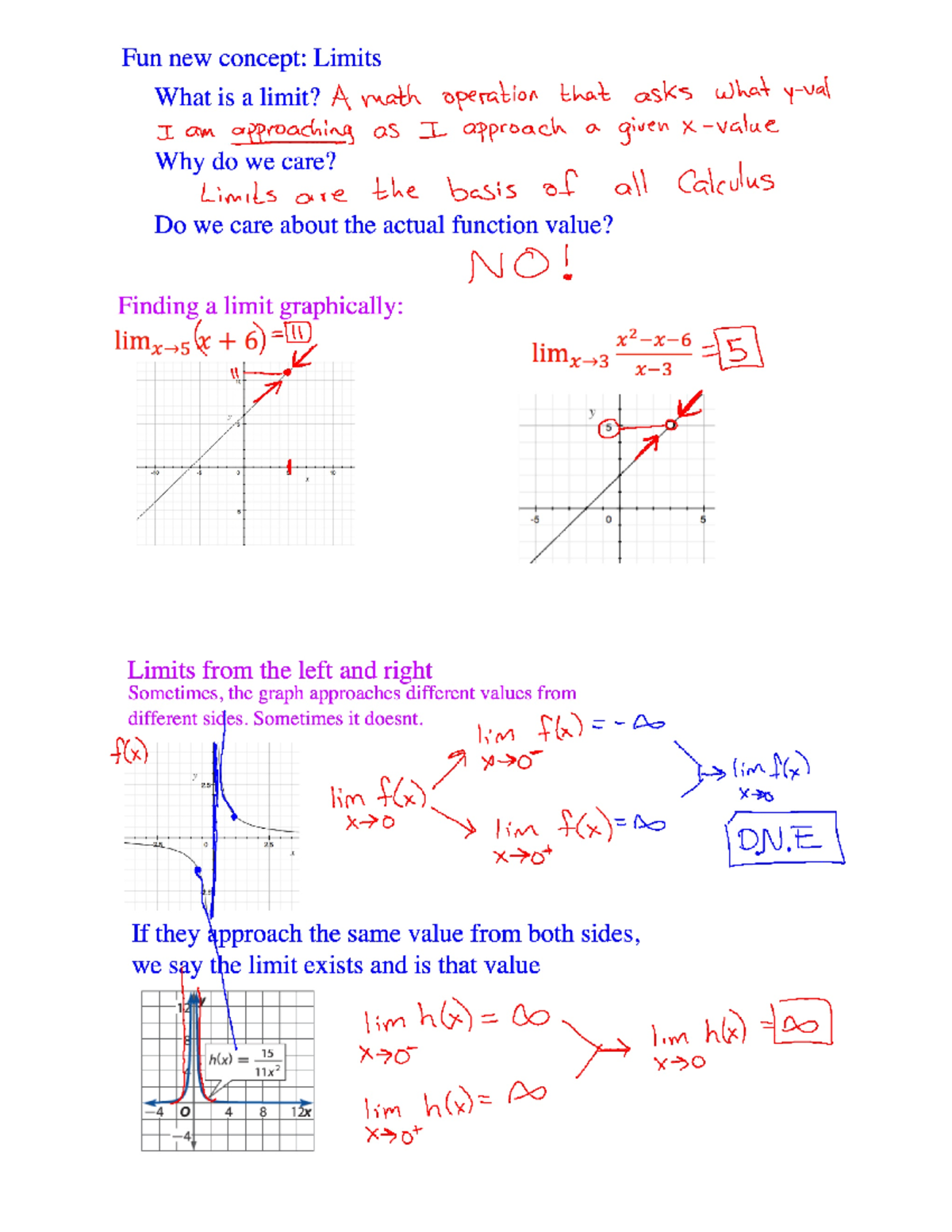 1.3.2 Day 2 Notes - Limits - Studocu