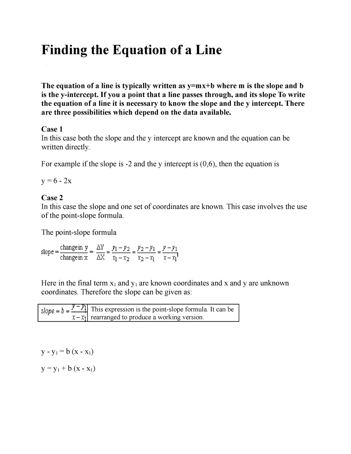 equations-of-a-line-calculus-with-analytic-geometry-finding-the