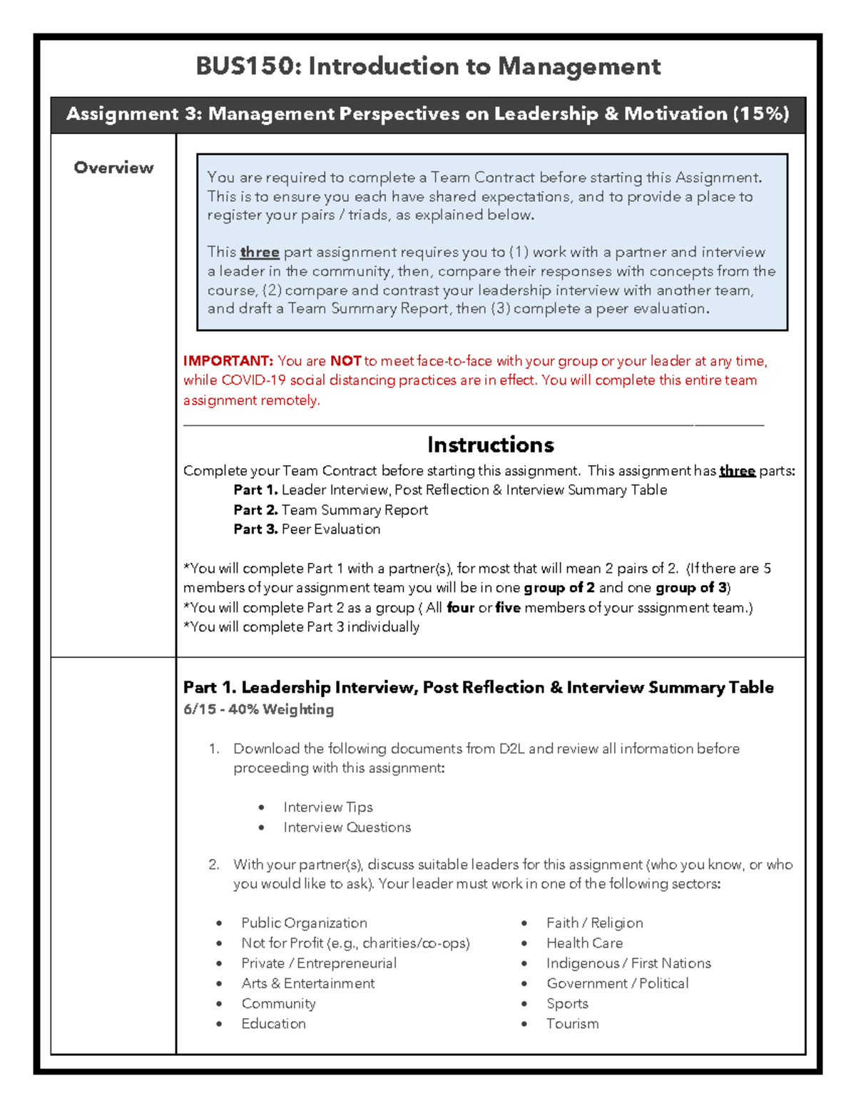 introduction to management assignment 3