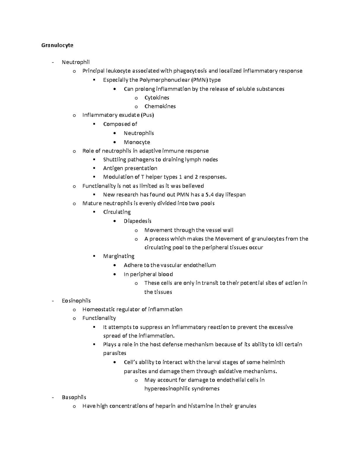 Granulocyte - Granulocyte Neutrophil o Principal leukocyte associated ...