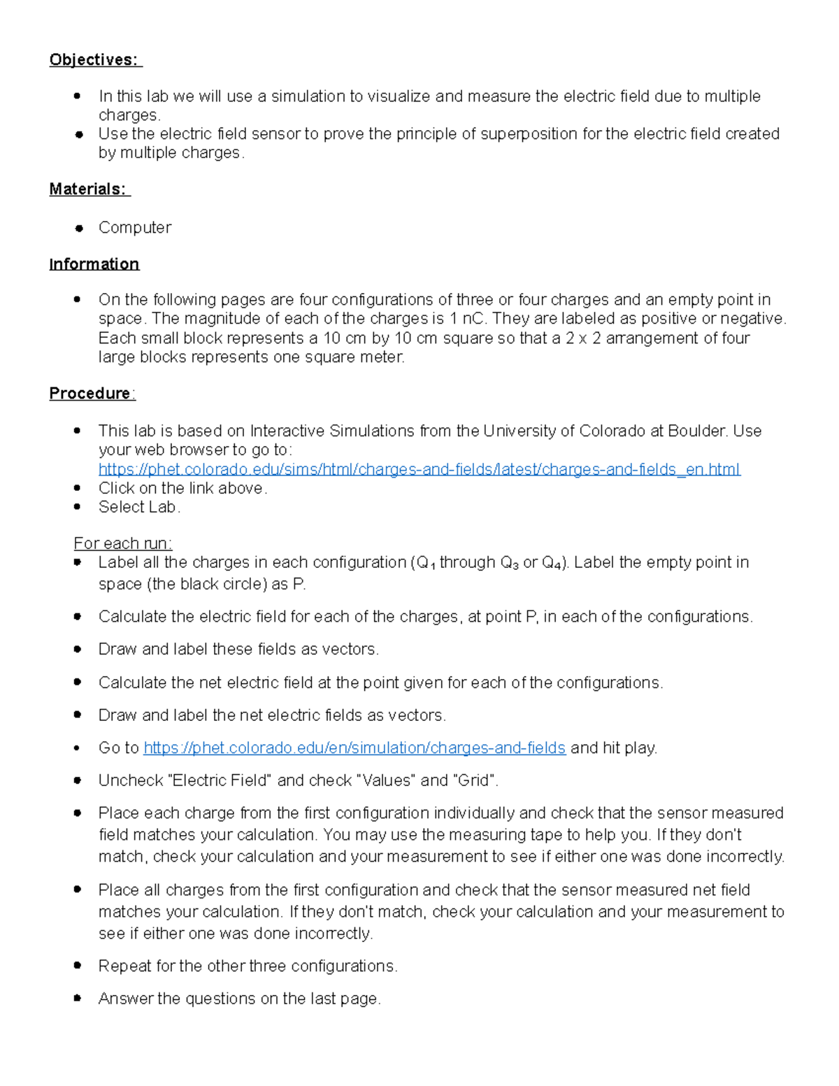 gauss's law experiment lab report