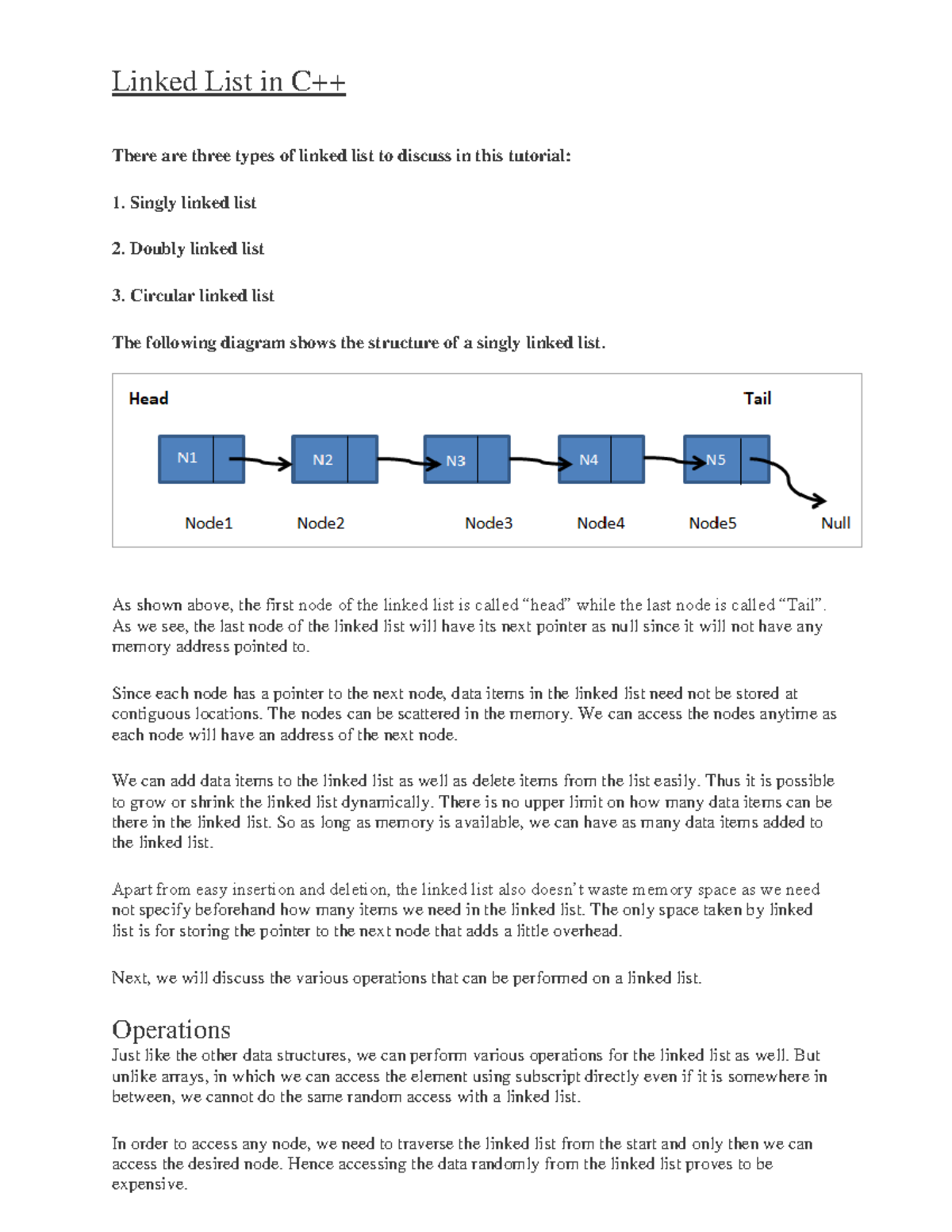 All Linked List Computer Science Lecture Notes Linked List In C