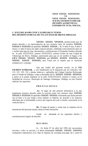 Divorcio Azucena Formato De Demanda Miguel Eduardo Villase Or Ortega Abogado Fundador Studocu