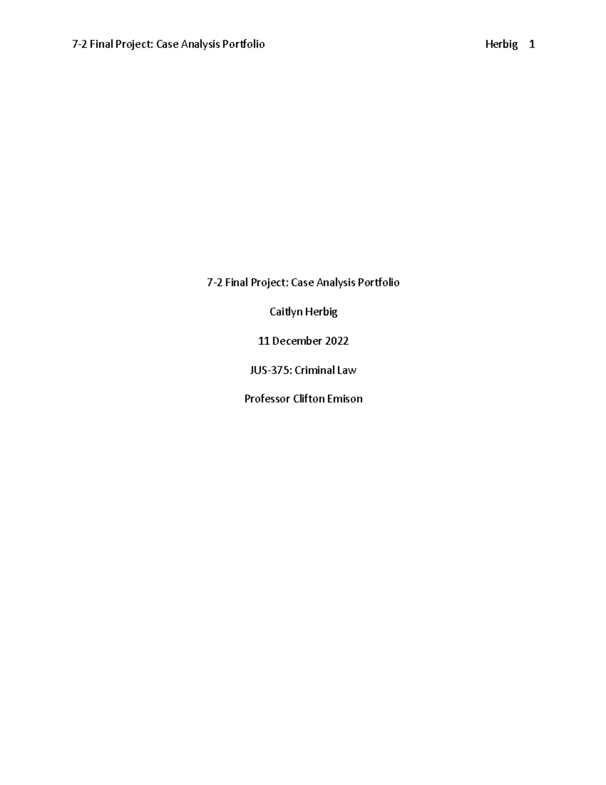 7-2 Final Project Submission Case Analysis Portfolio - 7-2 Final ...