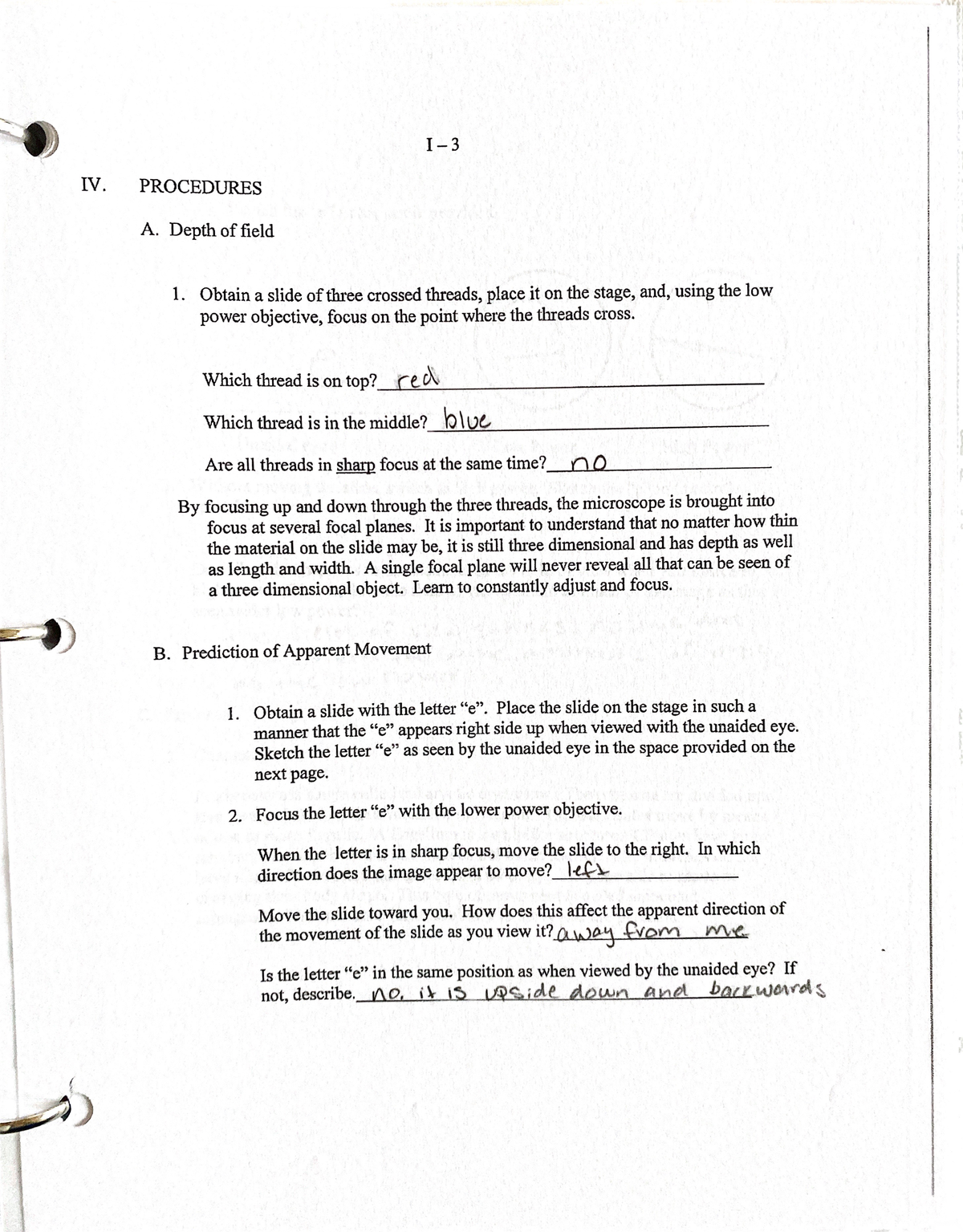 Lab Notes 1 P 2 - Mark Nolen - BI101 - Studocu