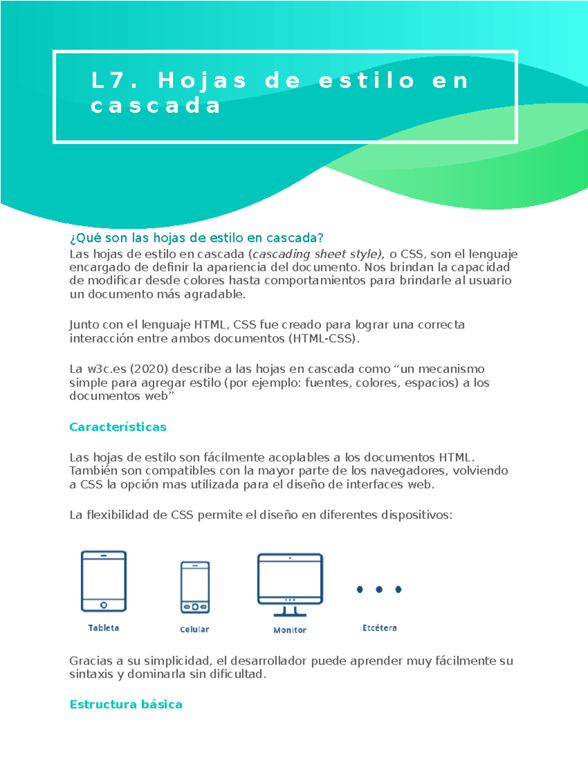 L7. Hojas de estilo en cascada - ¿Qué son las hojas de estilo en ...