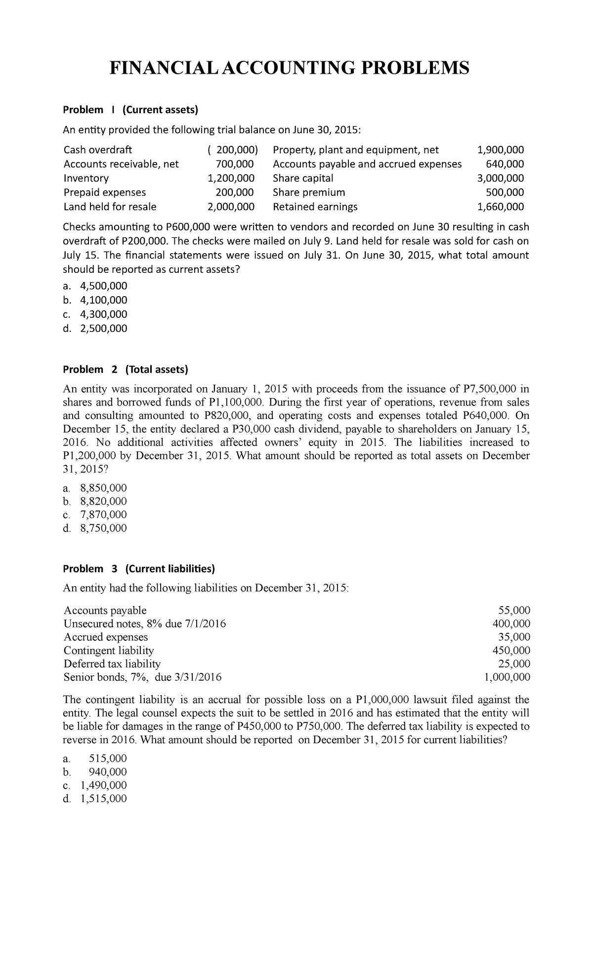 research problems in accounting and finance