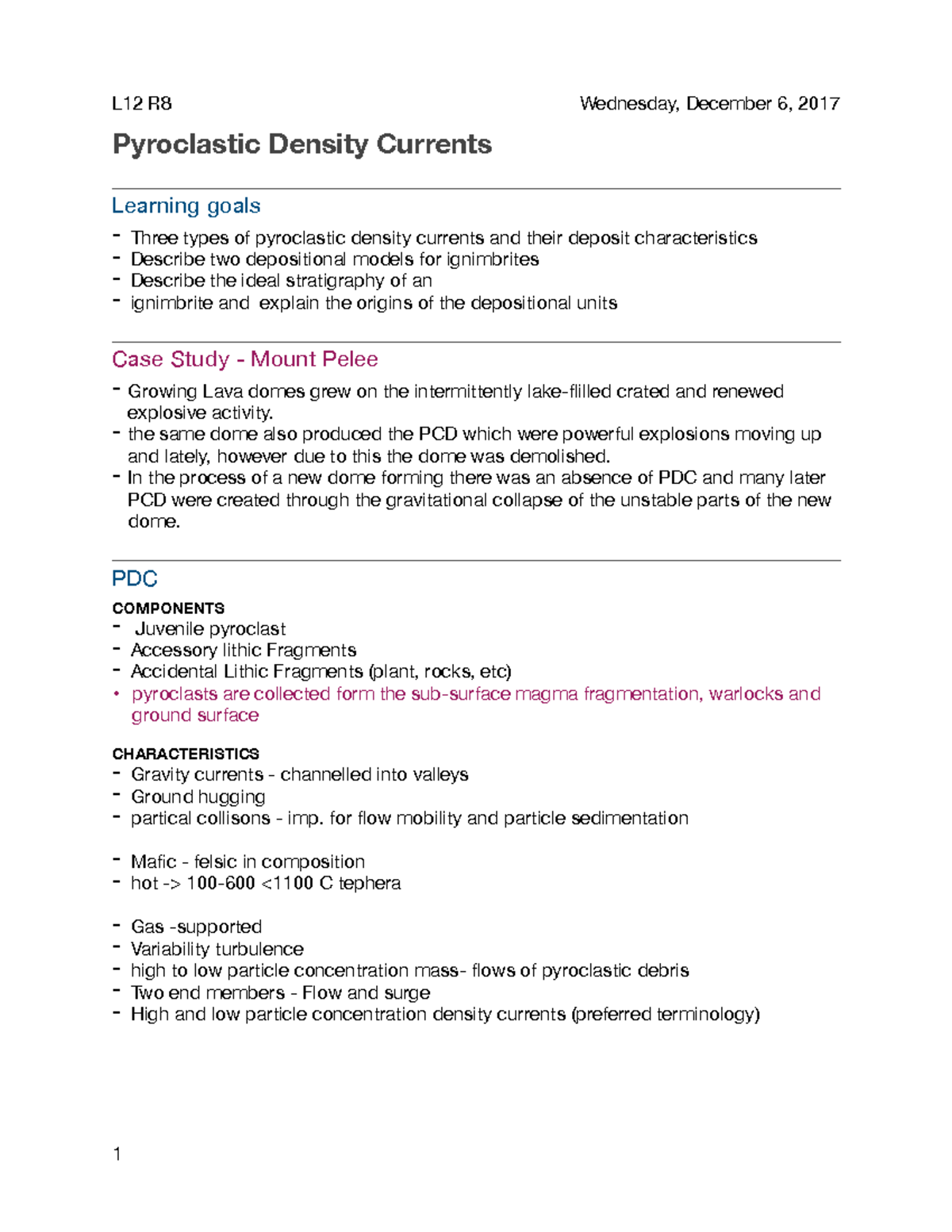 L12 + R8 PCD notes and Readings - Pyroclastic Density Currents Learning ...
