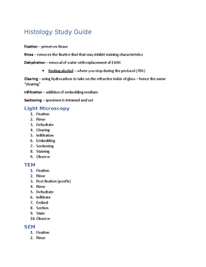 Histology digestion - Histology, March 18, 2019 Digestion The digestive ...