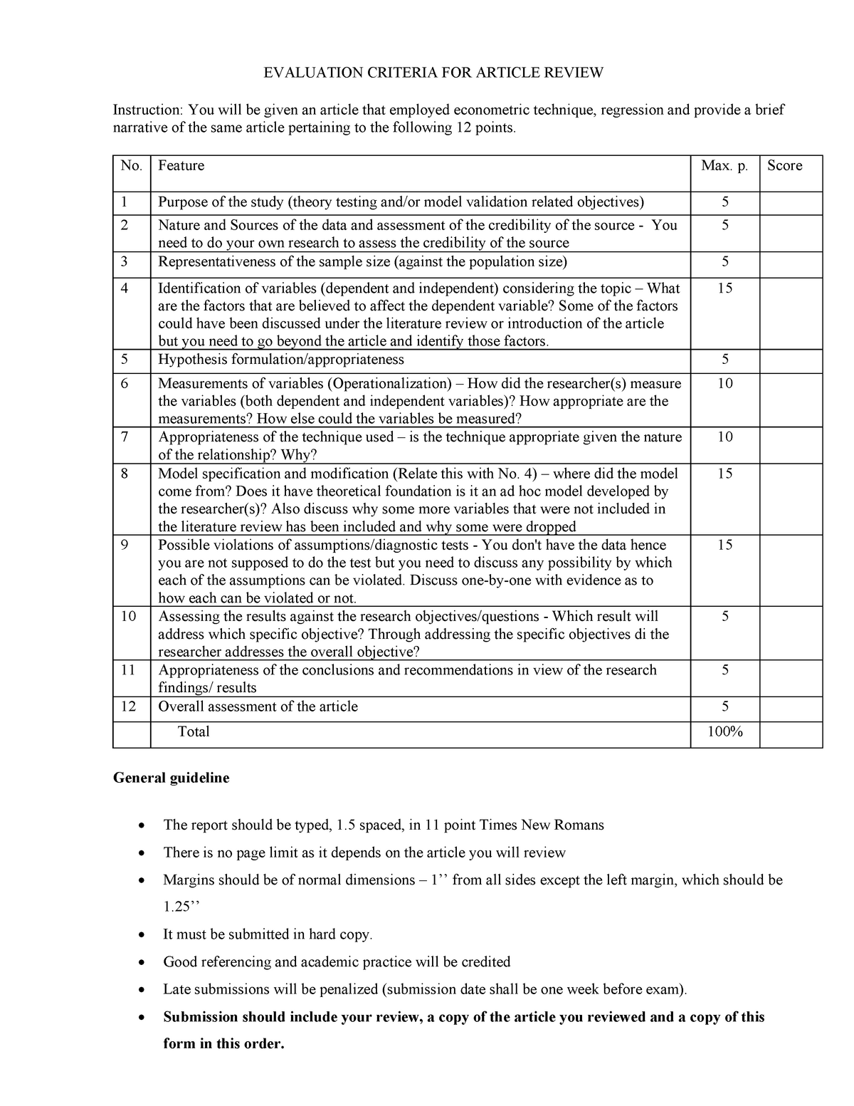 criteria for article review pdf