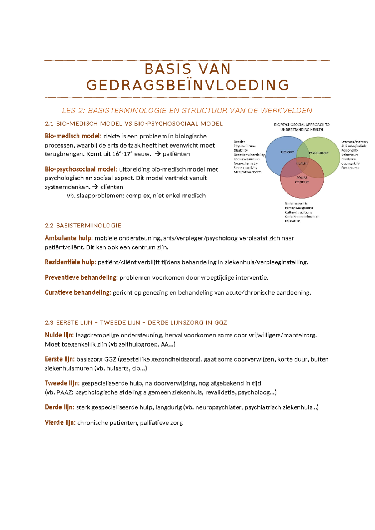 samenvatting basis van gedragsbeïnvloeding - B A S I S V A N G E D R A ...