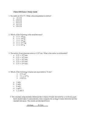Chem 100 Chapter 3 Notes - Chem 100 Chang 14th ed. Student CHAPTER 3 ...