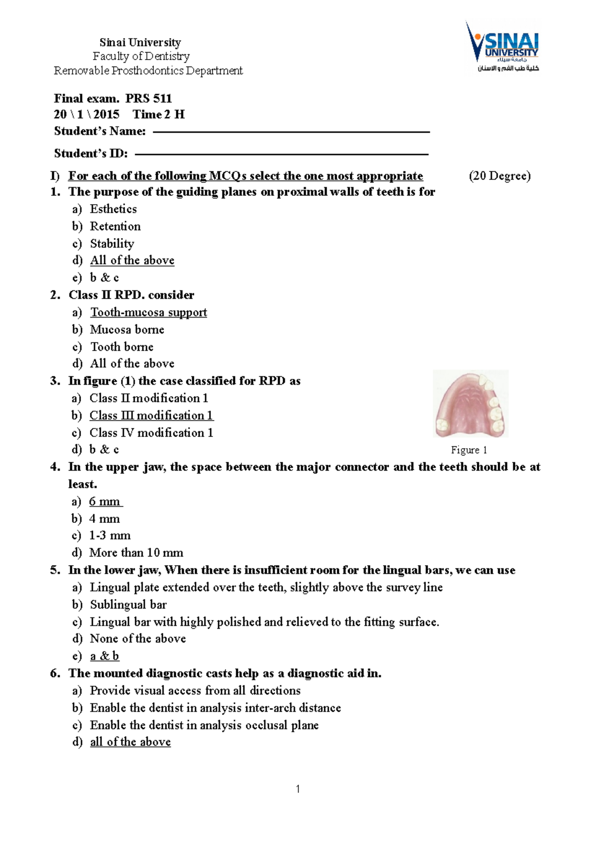 ريموف - Removable prosthodontics - Faculty of Dentistry Removable ...