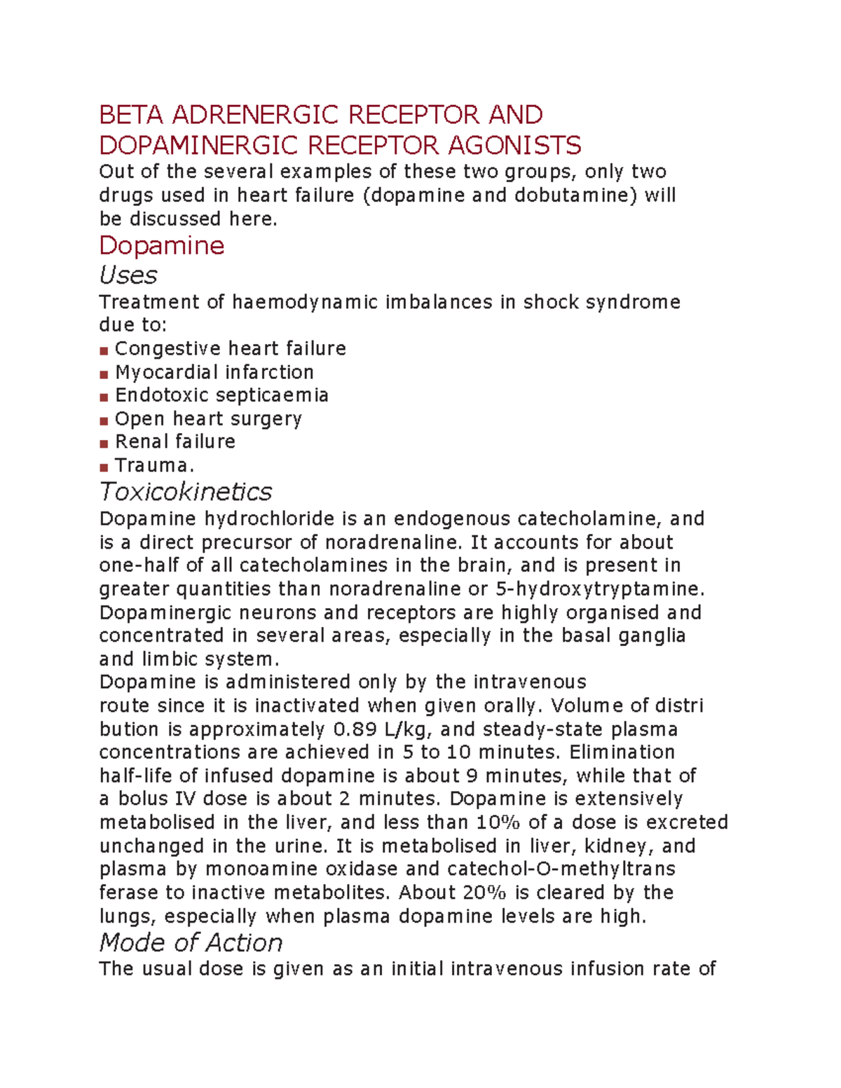 BETA Adrenergic Receptor AND - BETA ADRENERGIC RECEPTOR AND ...