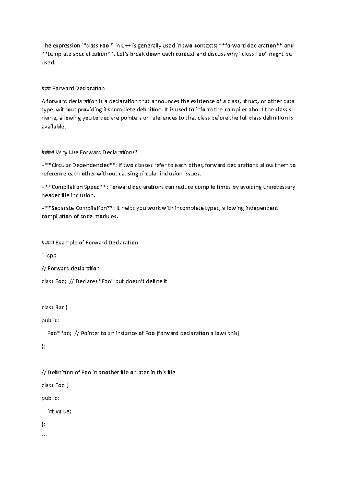 OODP Notes - wfwefwef - The expression 