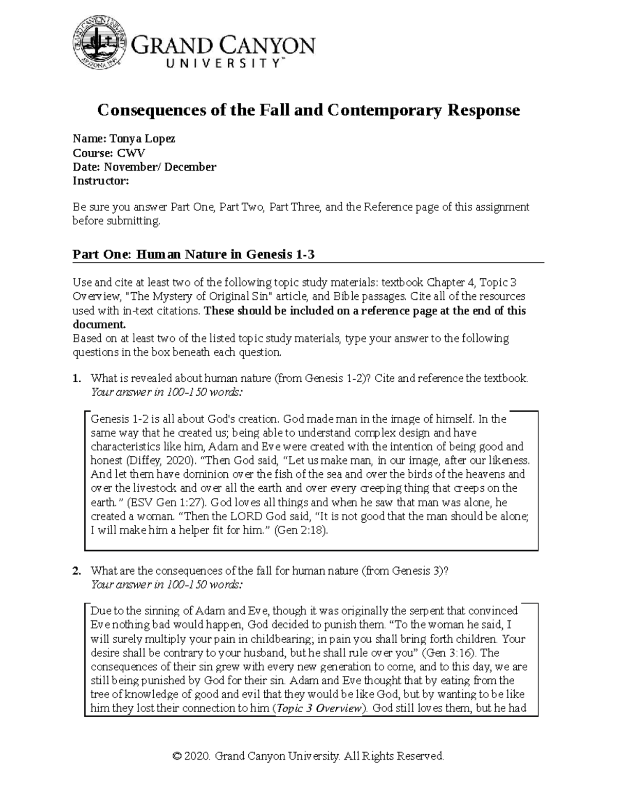 Gcu essay template picture