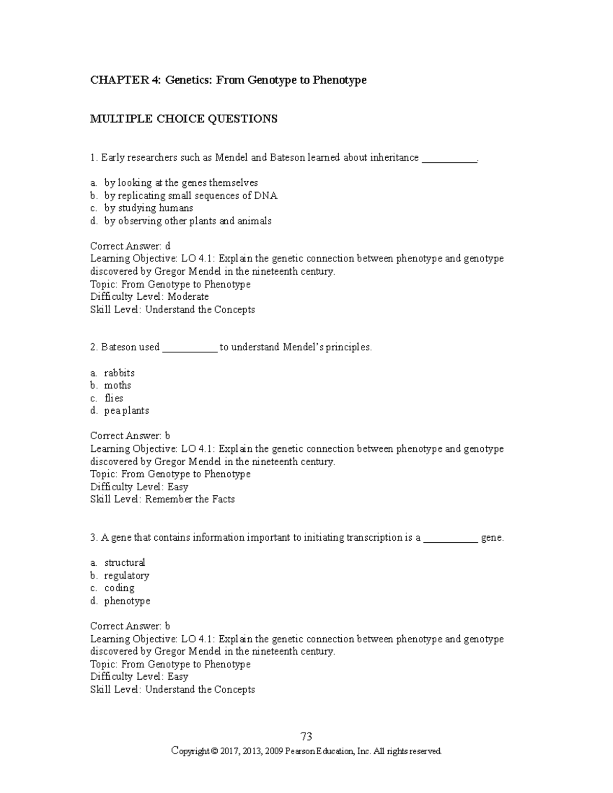 Stanford EBA4e TIF Chapter 4 - CHAPTER 4: Genetics: From Genotype to ...