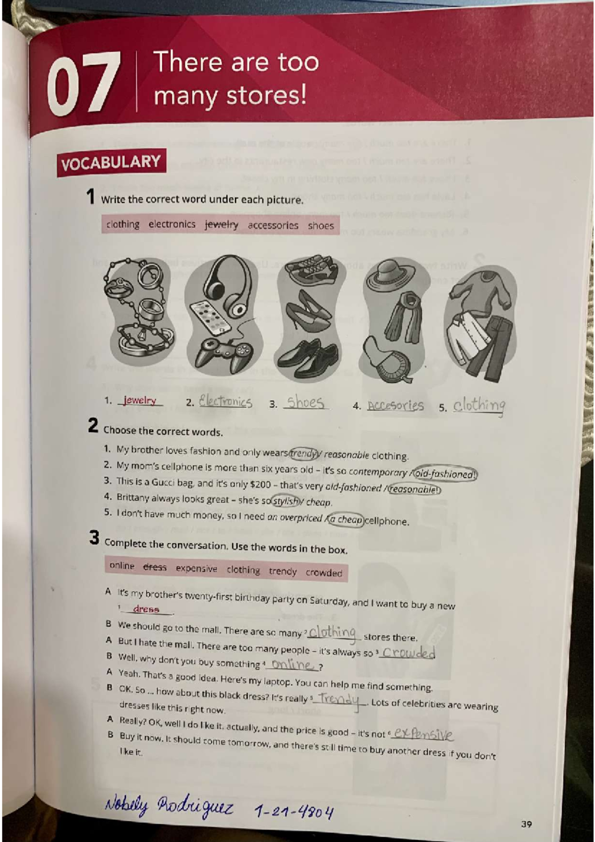 UNIT 7 - 7.3 - Workbook - INGLES IV - Studocu