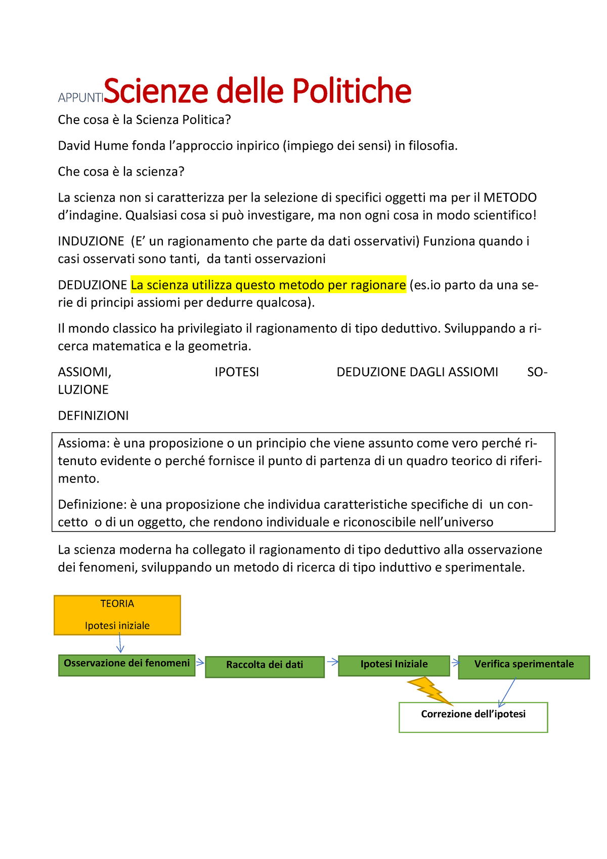 Scienze Della Politica - APPUNTIScienze Delle Politiche Che Cosa è La ...