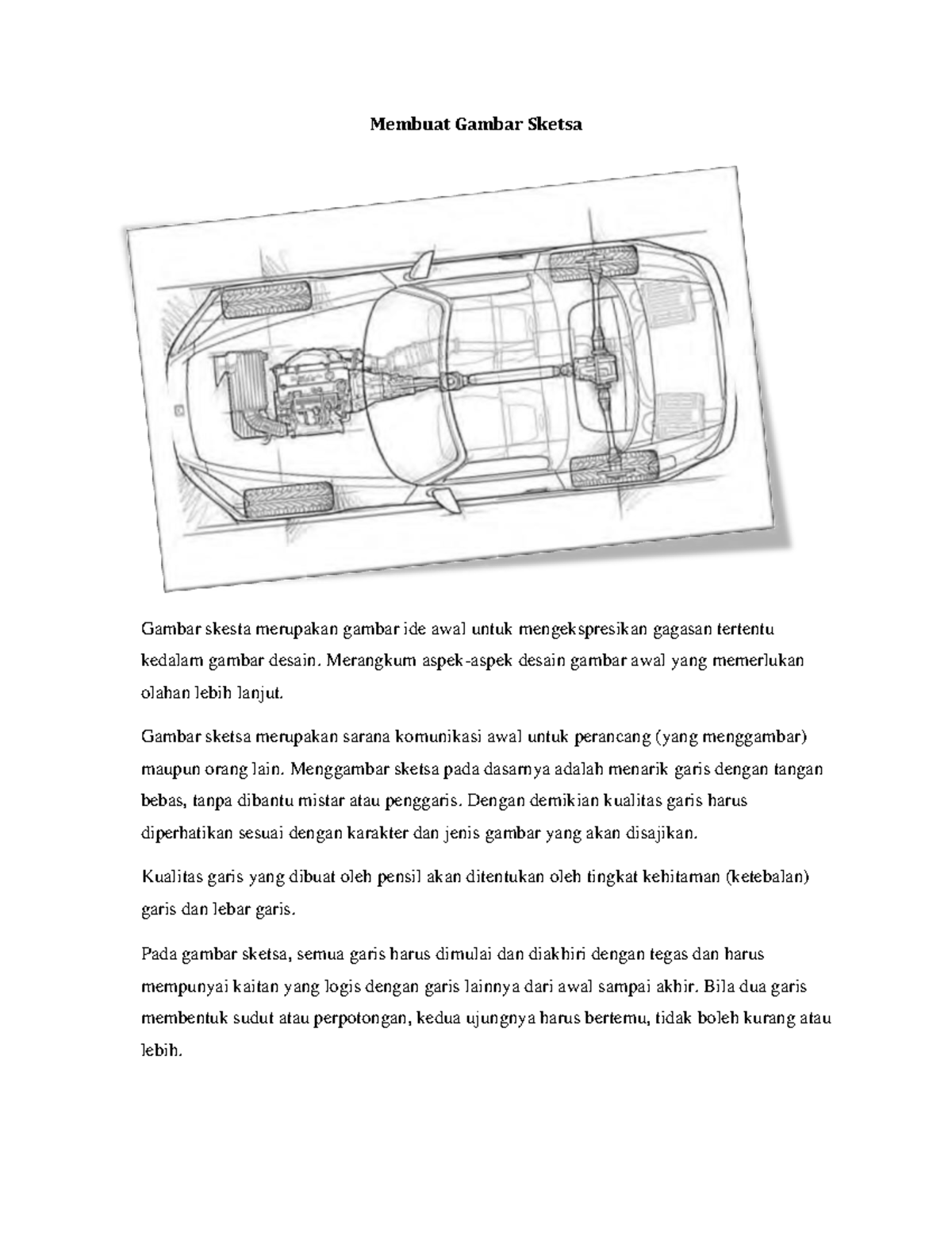 Membuat Gambar Sketsa - Membuat Gambar Sketsa Gambar skesta merupakan
