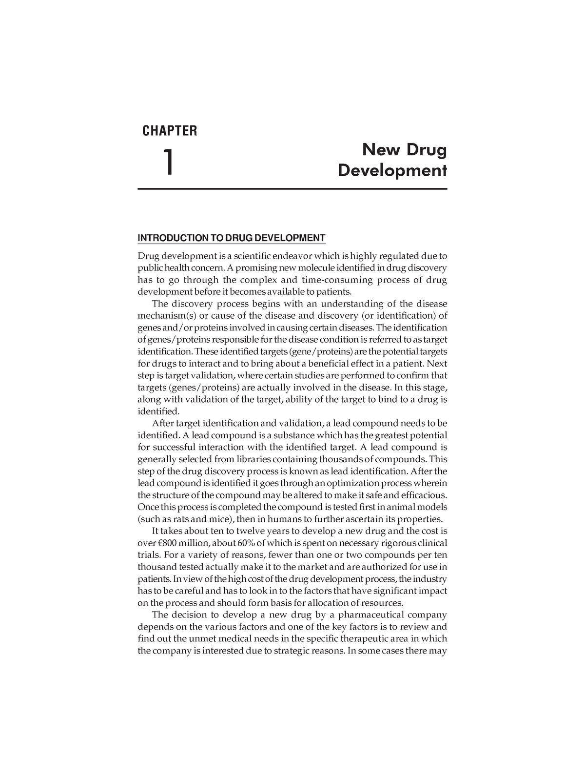 drug development essay