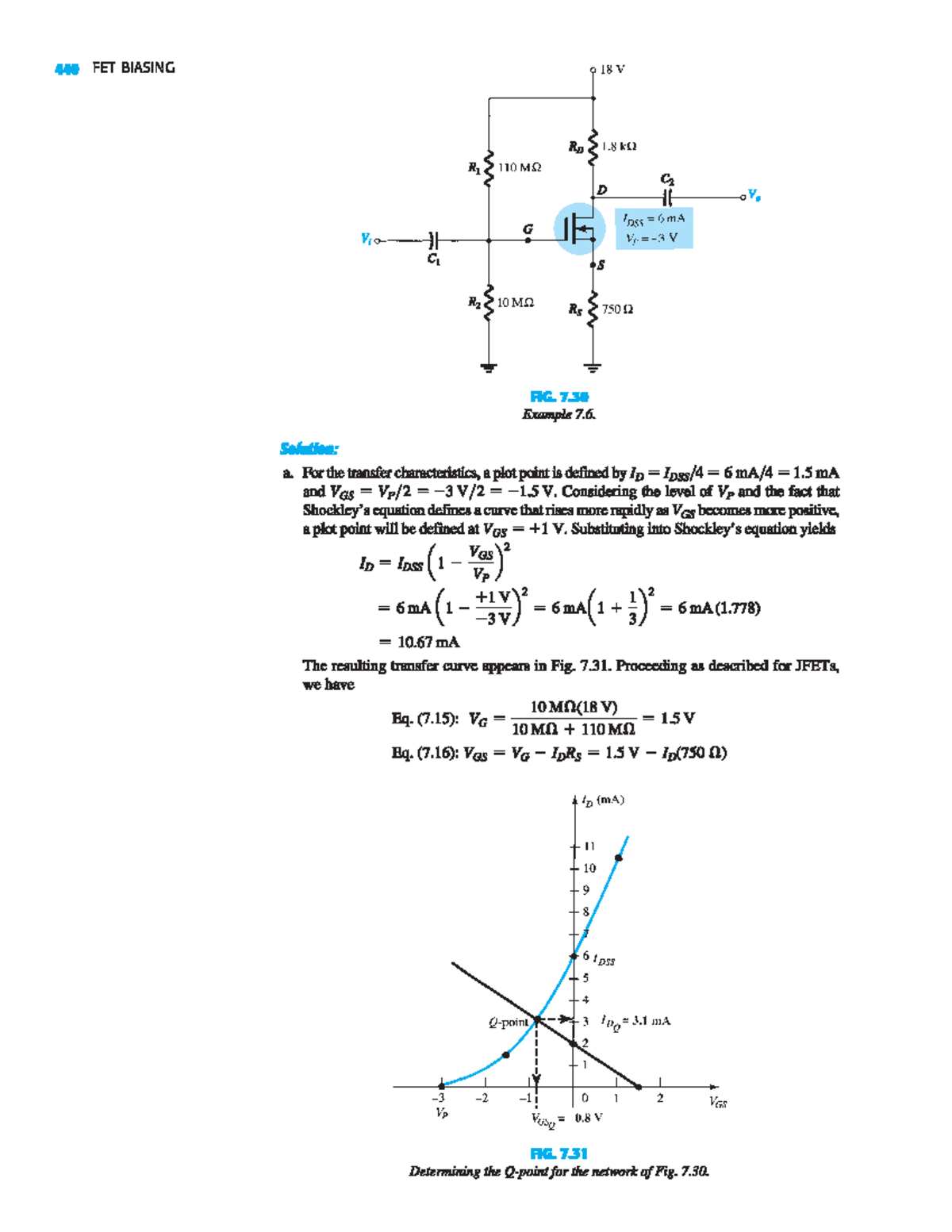 FET Biasing Solution Electronic Circuit devices and analysis Studocu