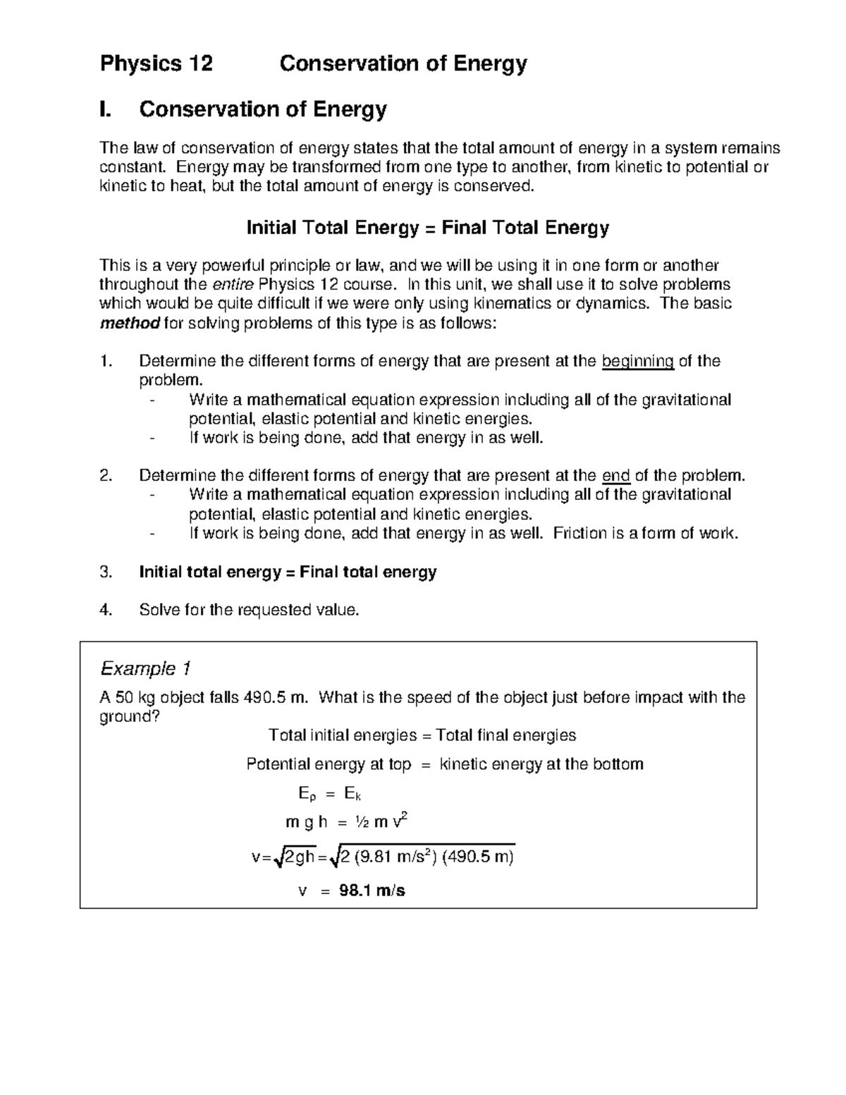 conservation-of-energy-notes-physics-12-conservation-of-energy-i