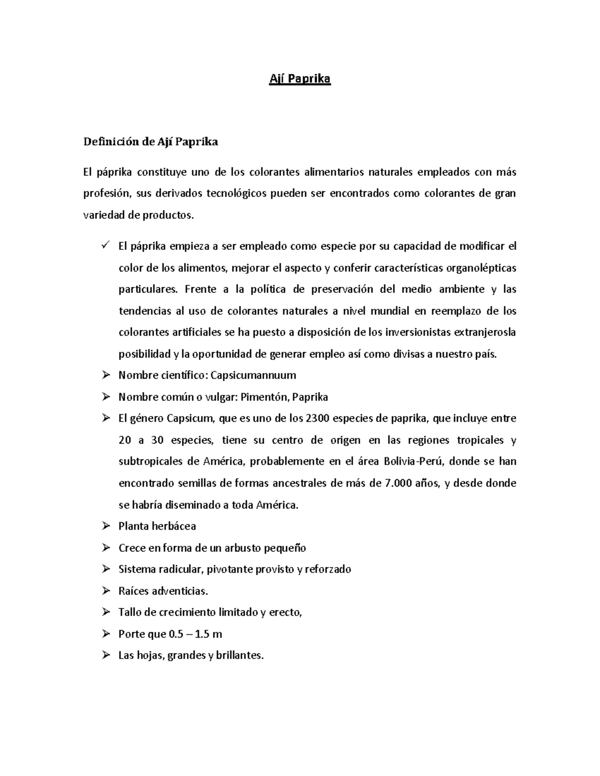 Parpika Ají Paprika Definición de Ají Paprika El páprika constituye