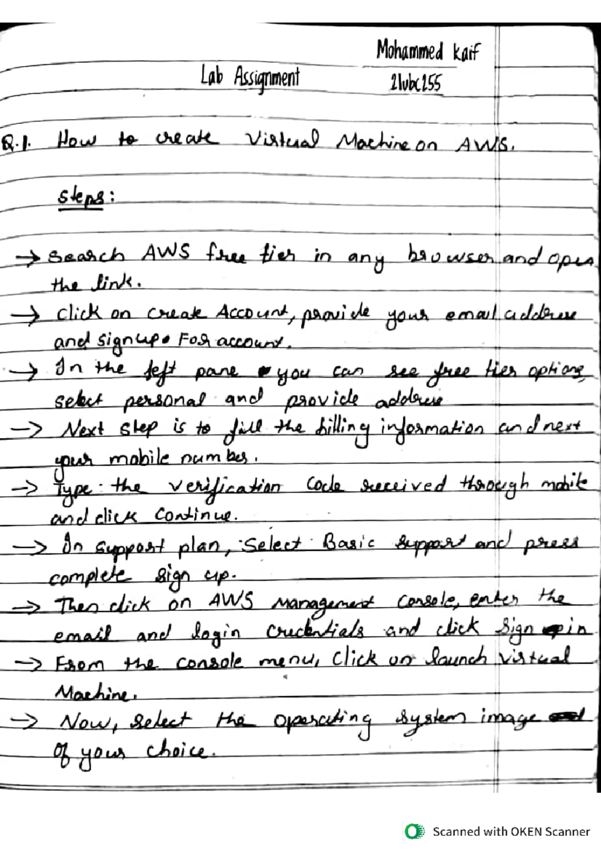 Lab assignment - Bachelor of Computer Applications - Studocu