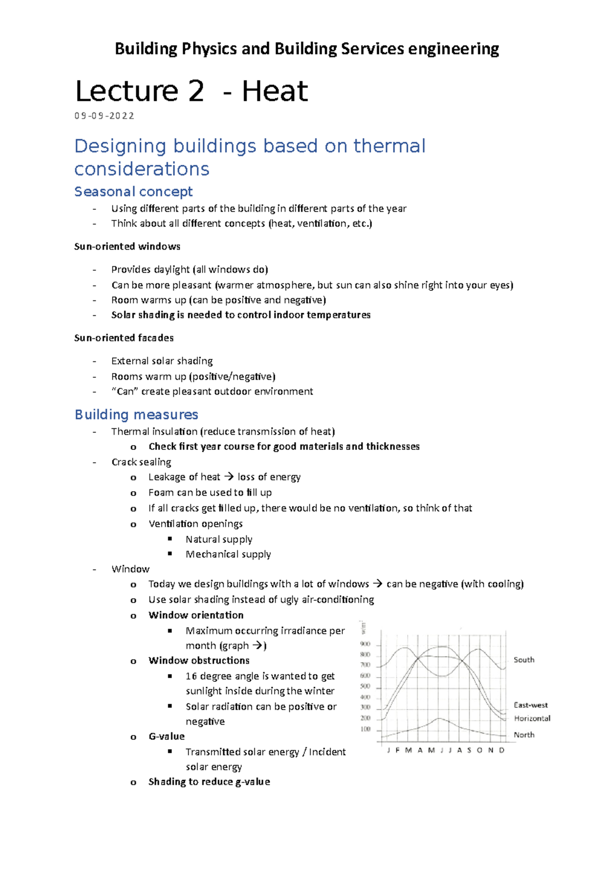 Building Physics And Services Engineering Lecture 2 - Building Physics ...