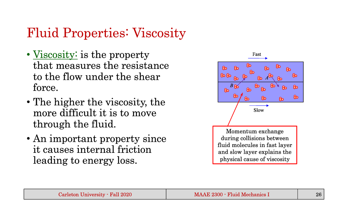 Lecture 3 - Fluid Properties - Maae 2300 - Studocu