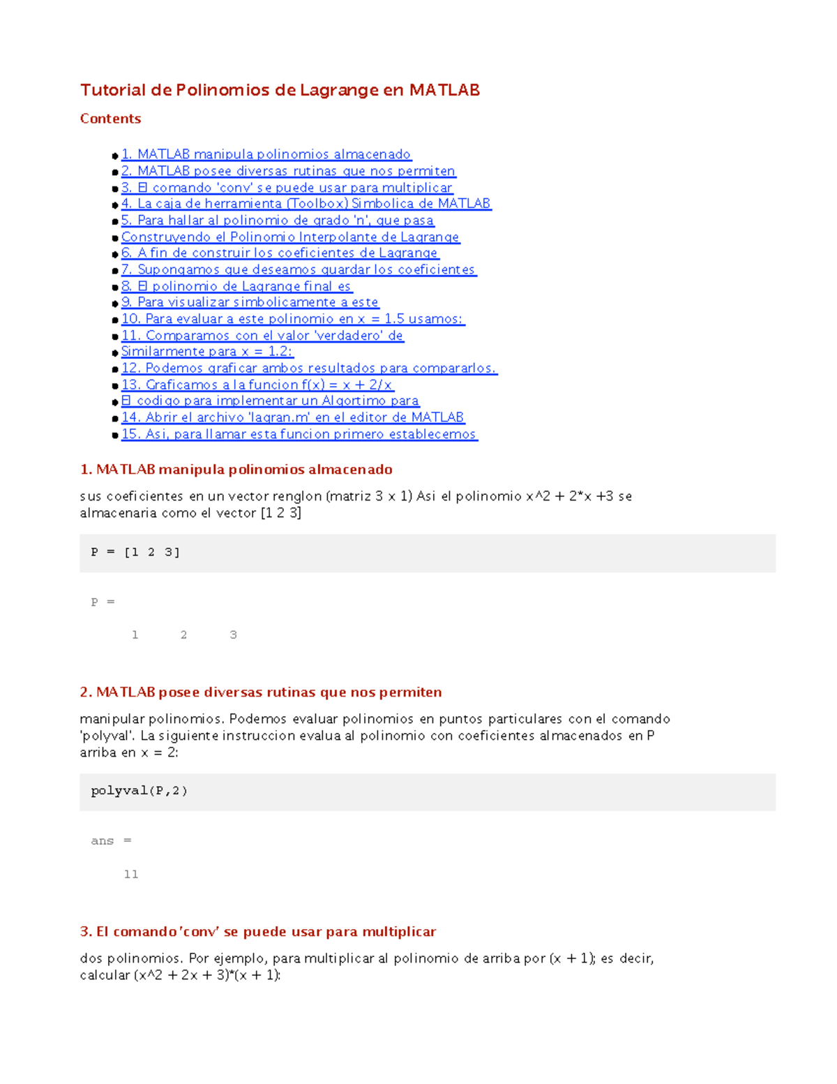 Polinomios Tutorial - Summary Matematica - Tutorial de Polinomios de ...