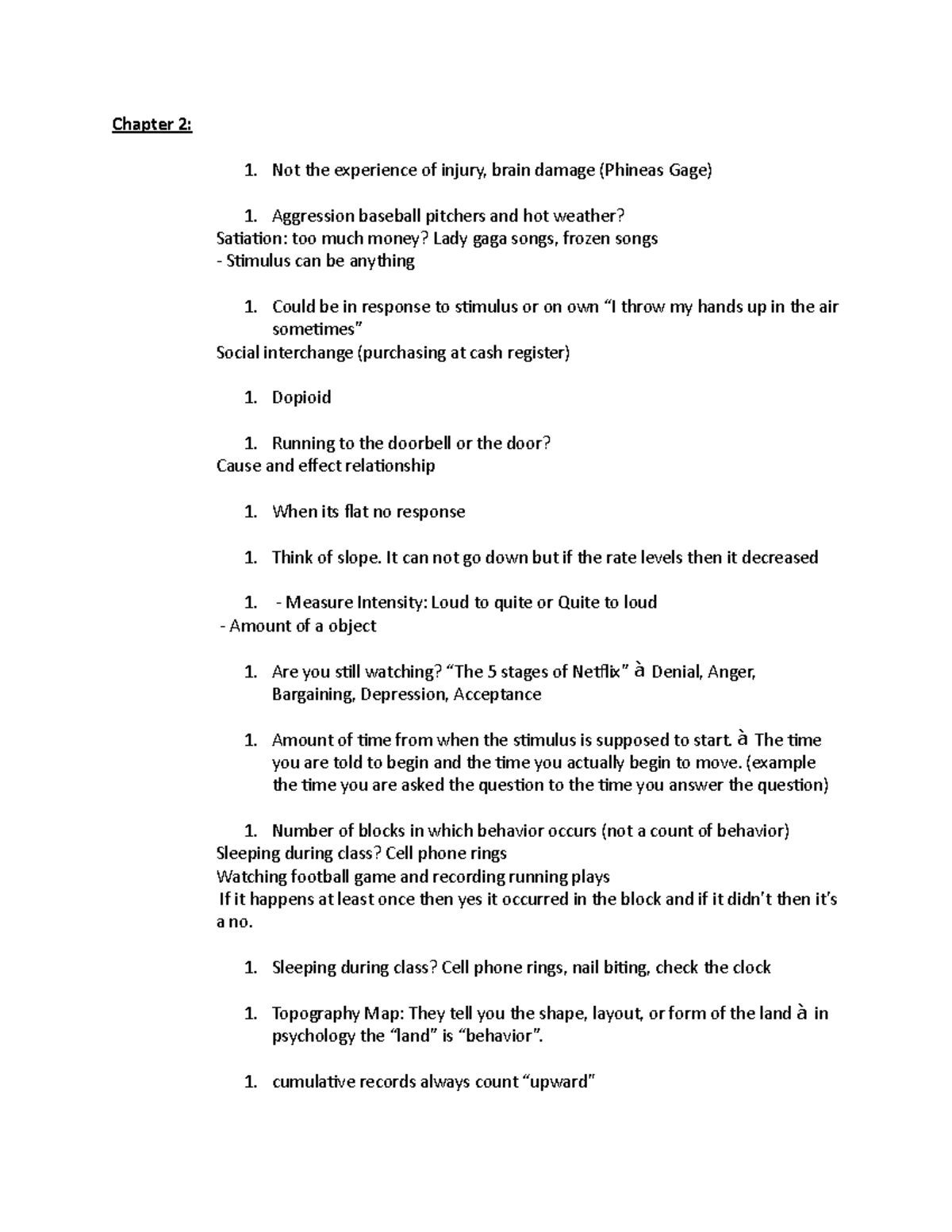 POL 02 - This is chapter notes, for Jeffrey Stowell's in person Class